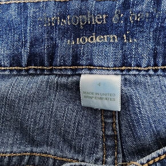 Christopher & Banks Modern Fit Jeans Women's Size 4 Slim Stretch Denim Pants - Picture 4 of 10